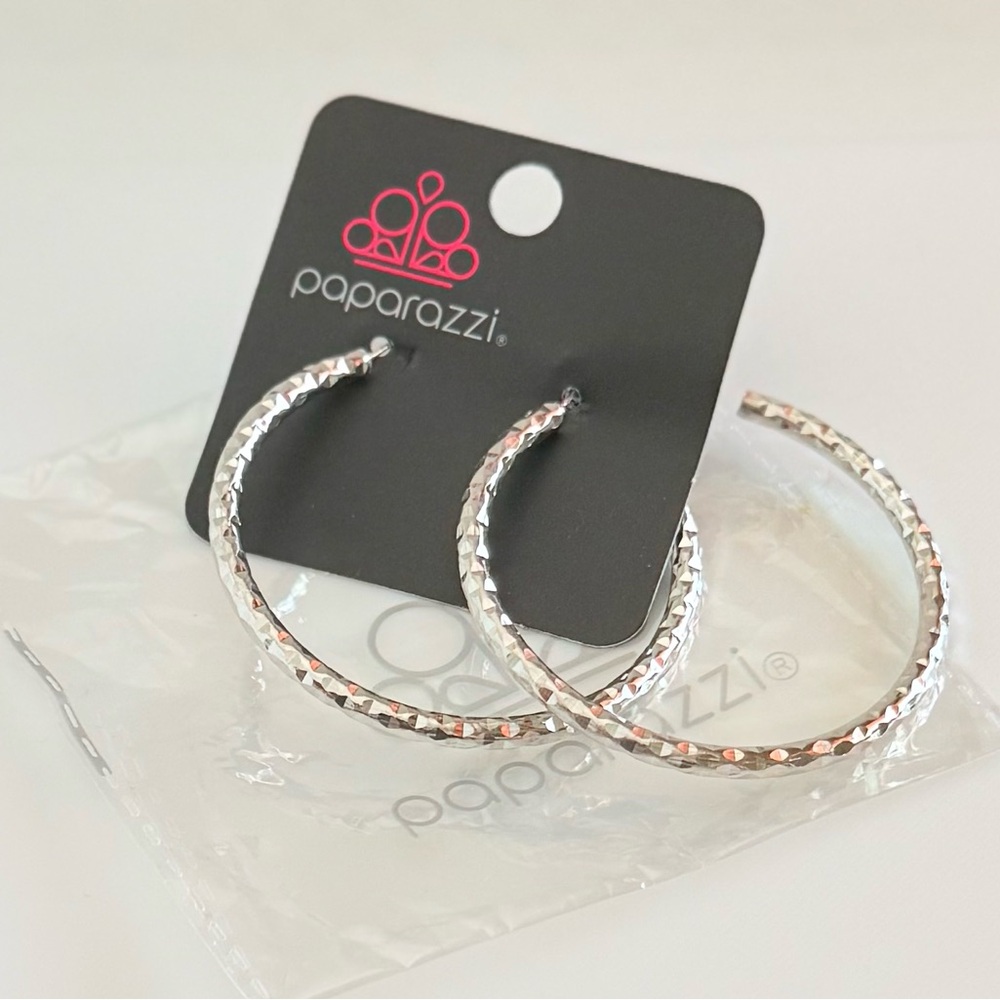 Paparazzi Silver Hoop Earrings